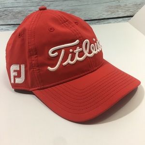 Titleist Lightweight Red Golf Hat